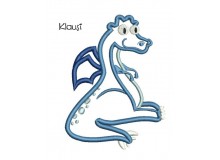 Stickdatei - Knuffeldrachen Klausi